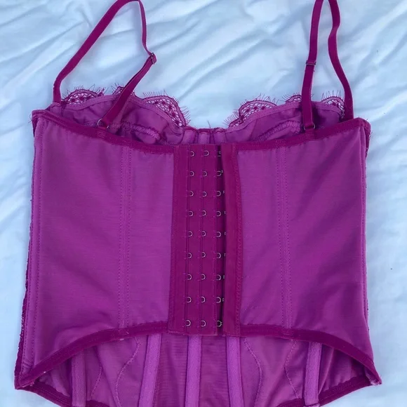 Purple modern love corset size m